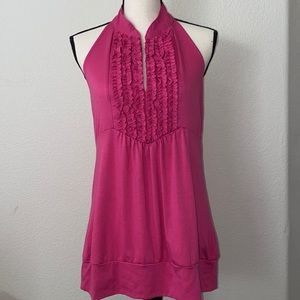 Pink Ruffle Dress/Top